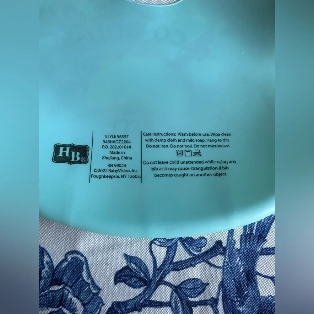 HB silicone baby bibs set of 3
